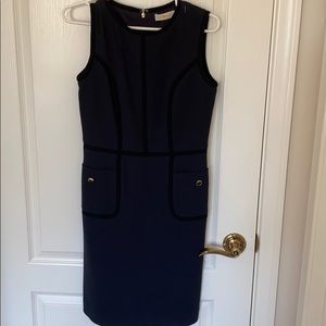 Tory Burch Navy Dress with pockets